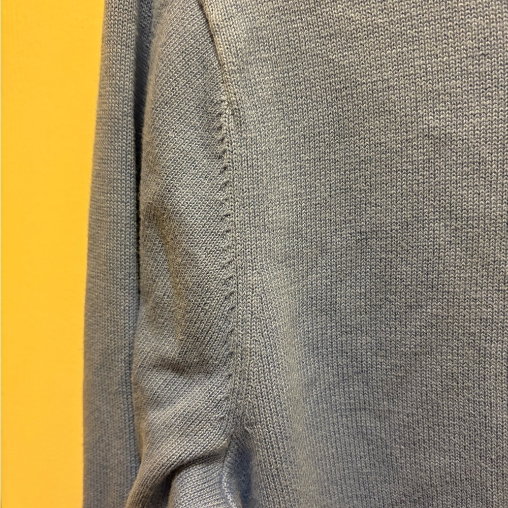 Vineyard Vines Men’s Light Blue Cotton Quarter-Zip Sweater Size Small - Picture 14 of 14